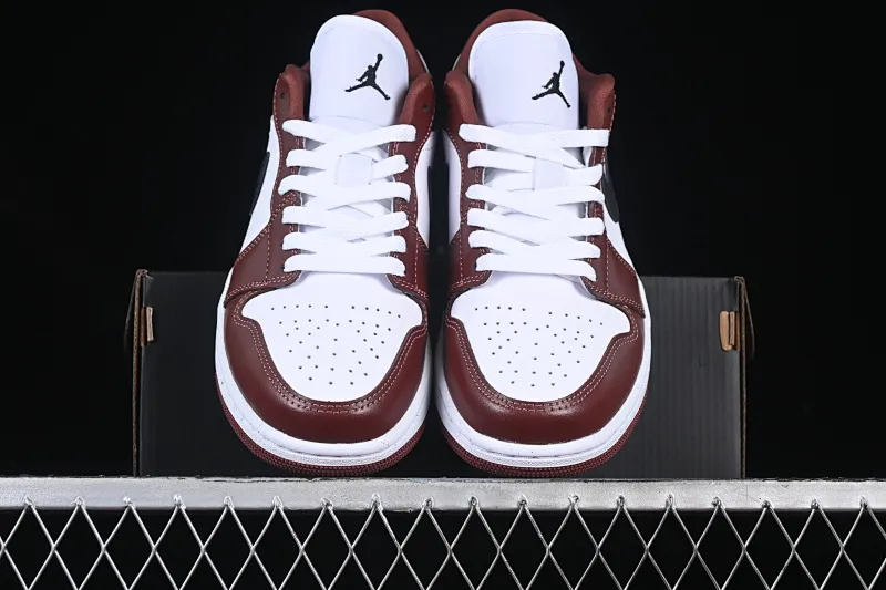 All categories Air Jordan Jordan series basketball shoes Air Jordan 1 Low G version pure original Air Jordan 1 Low AJ1 Joe 1 white wine red low-top cultural casual sneakers HF3148-102